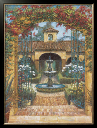 Villa De Santa Barbara by Michael Longo Pricing Limited Edition Print image