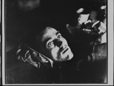Haunting Stare Of An Emaciated American War Prisoner After His Liberation From German Prison Camp by John Florea Pricing Limited Edition Print image