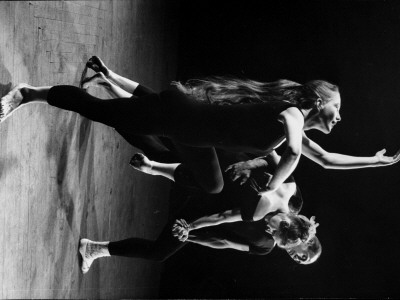 Betty Jones And Ruth Currier Of The Limon Company Rehearsing With Jose Limon by Gjon Mili Pricing Limited Edition Print image