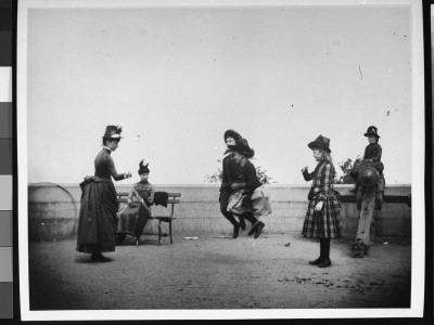 Young Girls Having Fun, Jumping Rope At Fort Greene by Wallace G. Levison Pricing Limited Edition Print image