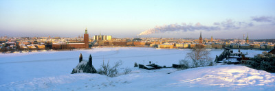 Stockholm In Distance In Wintertime by Per-Erik Adamsson Pricing Limited Edition Print image