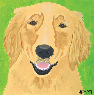 Golden Retriever by Holly Hempel Pricing Limited Edition Print image