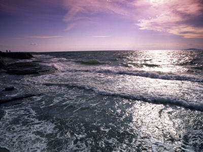 Waves Breaking On The Beach by Christian Lagerek Pricing Limited Edition Print image