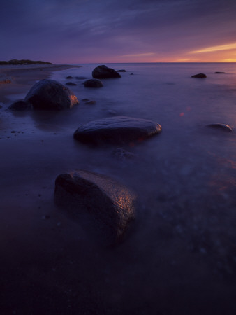 A Beach At Sunset, Sweden by Anders Ekholm Pricing Limited Edition Print image