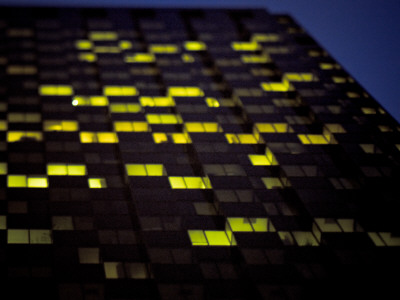 Night Time Shot Of A Skyscraper by Eddy Joaquim Pricing Limited Edition Print image