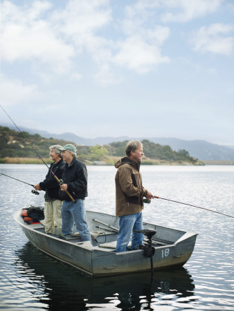 Men Fishing by Jp Greenwood Pricing Limited Edition Print image