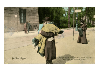 Rag And Bone Man In Berlin, Germany, Late 19Th Or Early 20Th Century by Harold Copping Pricing Limited Edition Print image