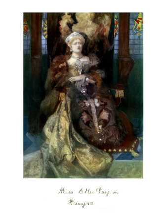 Ellen Terry As Queen Katherine In 'Henry Viii' By William Shakespeare by Robert Leinweber Pricing Limited Edition Print image