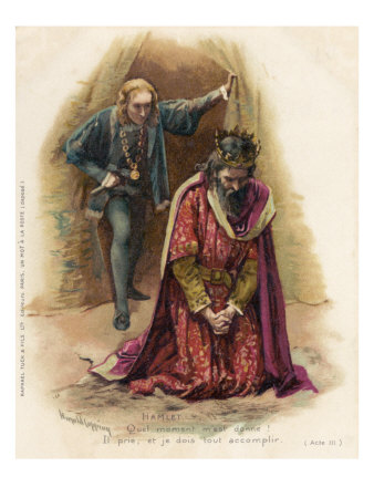 Hamlet Confronts His Guilty Uncle Claudius In Hamlet, Prince Of Denmark By William Shakespeare by Hugh Thomson Pricing Limited Edition Print image