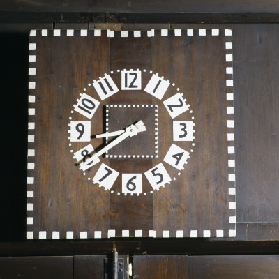 Glasgow School Of Art, Glasgow, Scotland, Library Clock, Architect: Charles Rennie Mackintosh by Mark Fiennes Pricing Limited Edition Print image