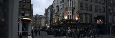 The Dog And Duck Pub, Soho, London by Richard Bryant Pricing Limited Edition Print image