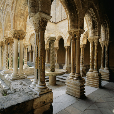 Cathedral Cloisters, Monreale, Sicily by Joe Cornish Pricing Limited Edition Print image