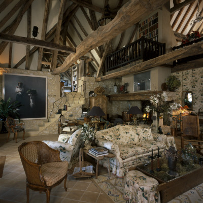 Le Tondu, Beaumont, France, Main Living Room by Mark Fiennes Pricing Limited Edition Print image