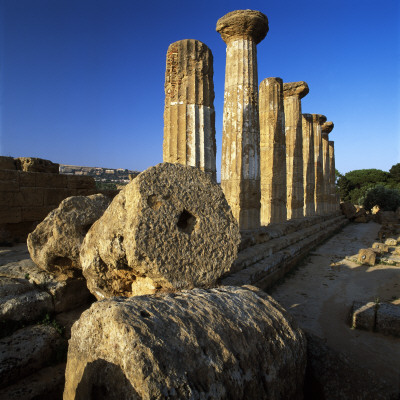 Agrigento Temple Of Hercules, 582 B,C Sicily, Italy by Joe Cornish Pricing Limited Edition Print image