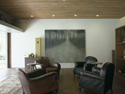 Casa Marrom, Sao Paulo, Corner Of Living Area, Architect: Isay Weinfeld by Alan Weintraub Pricing Limited Edition Print image