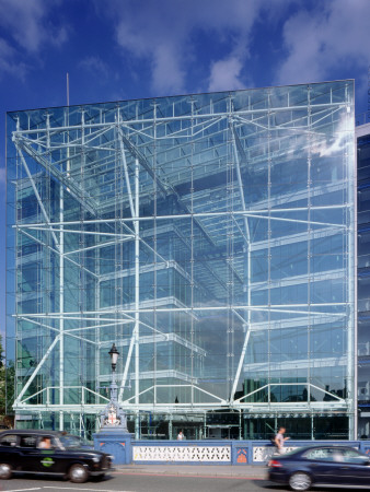 Tower Bridge House, London, 2006, Glass Facade Elevation, Architects: Richard Rogers Partnership by Ben Luxmoore Pricing Limited Edition Print image
