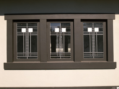 Leaded Glass Windows, Architect: Frank Lloyd Wright by Alan Weintraub Pricing Limited Edition Print image