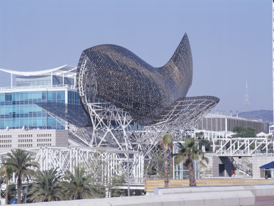 Arts Hotel, Port Olympic, Fish Sculpture Barcelona, Spain, Architect: Frank O Gehry by Colin Dixon Pricing Limited Edition Print image
