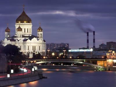 The Cathedral Of Christ The Saviour, Moscow by David Clapp Pricing Limited Edition Print image