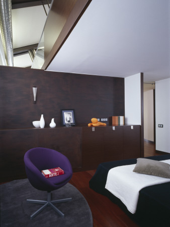 Loft In Sabadell, Bedroom, Architect: Armand Sola by Eugeni Pons Pricing Limited Edition Print image