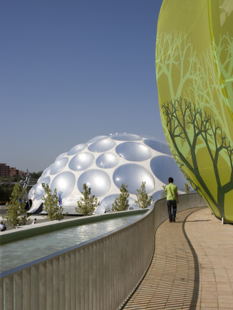 Themed Plaza: Thirst, Expo Zaragoza 2008, Zaragoza, Architect: Cloud 9 Enric Ruiz-Geli by G Jackson Pricing Limited Edition Print image