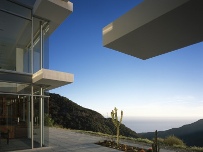 Feinstein Residence, Malibu, California, 2003, View Out To Sea Over Patio, Architect Stephen Kanner by John Edward Linden Pricing Limited Edition Print image