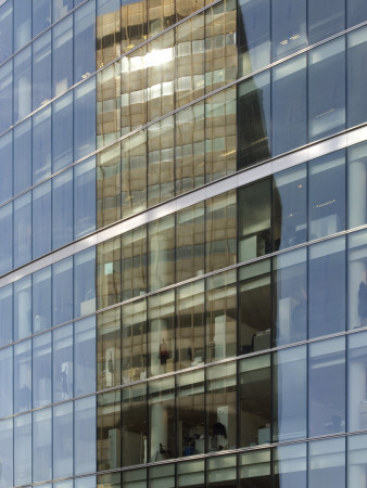Bastion House Reflected In One London Wall by Max Fenton Pricing Limited Edition Print image