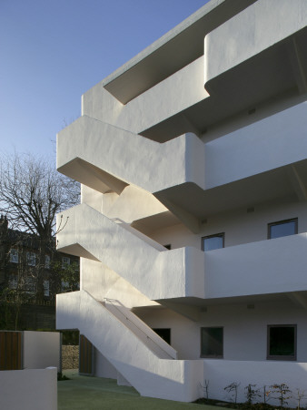 Isokon Flats, Belsize Park, Built 1933 - 34, Restored 2004, Wells Coates Avanti Architects by Morley Von Sternberg Pricing Limited Edition Print image