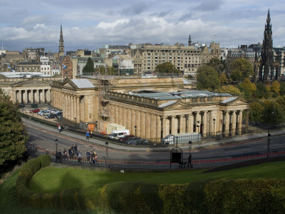 The National Gallery Of Scotland Seen From The Royal Mile, Edinburgh by Natalie Tepper Pricing Limited Edition Print image
