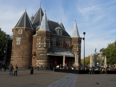 The Old Waag (Weighing House), Now A Cafe, Amsterdam by Natalie Tepper Pricing Limited Edition Print image