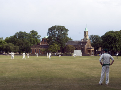 Cricket On Kew Green, Kew, Greater London by Natalie Tepper Pricing Limited Edition Print image
