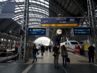 Train Station At Frankfurt by Natalie Tepper Pricing Limited Edition Print image