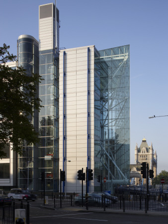 K2 Building, St Katharines Estate, London, 1999 - 2005, Exterior With Tower Bridge In Back by Richard Bryant Pricing Limited Edition Print image