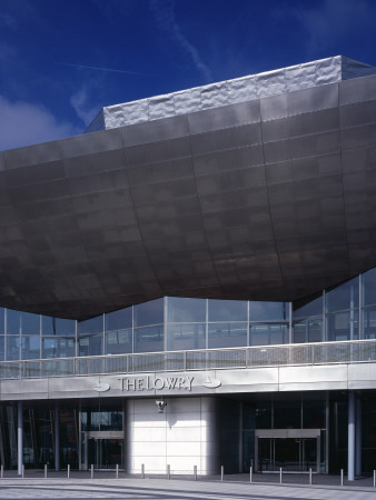 Lowry Arts Centre, Salford, 1992 - 2000, Entrance, Architect: Michael Wilford And Partners by Richard Bryant Pricing Limited Edition Print image