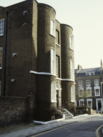 Georgian Brick Late 18Th Century Double-Fronted Town House, Islington, London N1 by Philippa Lewis Pricing Limited Edition Print image