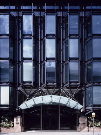 Bracken House, London, Entrance Detail, Architect: Hopkins And Partners by Peter Durant Pricing Limited Edition Print image