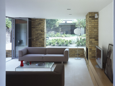 House Extension, Chiswick, Living Room, David Mikhail Architects by Nicholas Kane Pricing Limited Edition Print image