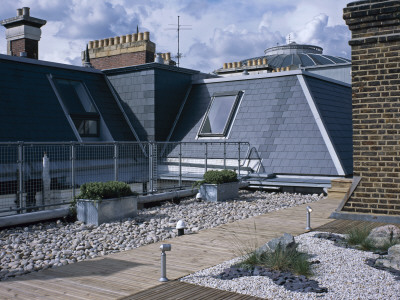 Prefabricated Penthouse Loft Apartment, Roof Garden by Nicholas Kane Pricing Limited Edition Print image