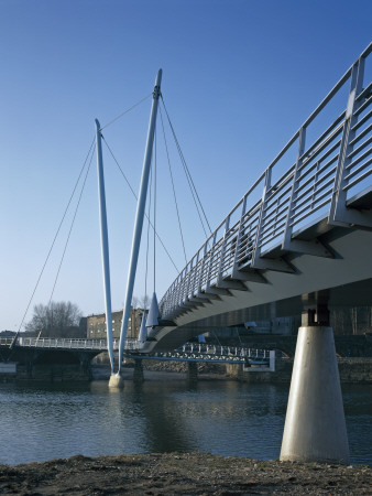 Millennium Bridge, Lancaster, Architect: Whitby Bird And Partners by Richard Bryant Pricing Limited Edition Print image