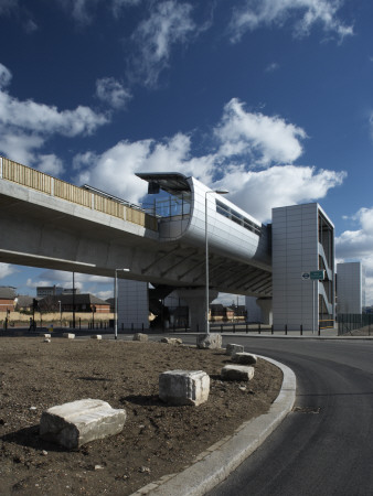 West Silvertown Dlr Station, Docklands Light Railway Extension, London, 2006 by Timothy Pike Pricing Limited Edition Print image