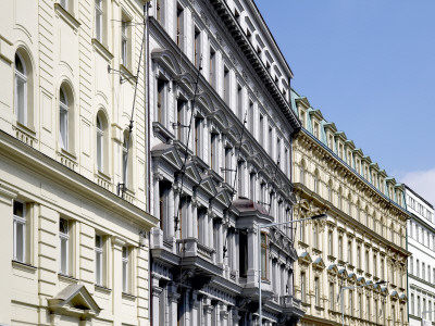 Building Facades, Prague City Images by Tim Mitchell Pricing Limited Edition Print image