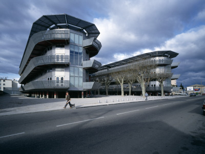 Nemausus Housing, Nimes, 1987, Overall Exterior, Architect: Jean Nouvel by Richard Waite Pricing Limited Edition Print image