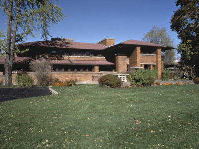 Darwin D, Martin House, 125 Jewett Parkway, Buffalo, New Yok, 1904, Architect: Frank Lloyd Wright by Thomas A. Heinz Pricing Limited Edition Print image