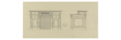 Projet De Buffet-Dressoir A Deux-Corps by Antoine Zoegger Pricing Limited Edition Print image