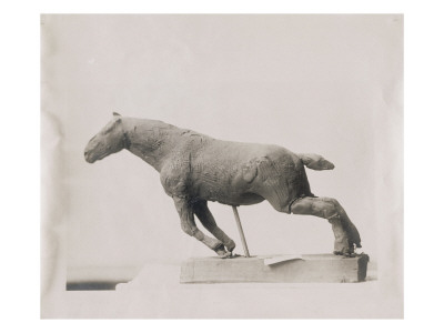 Photo D'une Sculpture En Cire De Degas:Cheval De Trait (Rf 2109) by Ambroise Vollard Pricing Limited Edition Print image