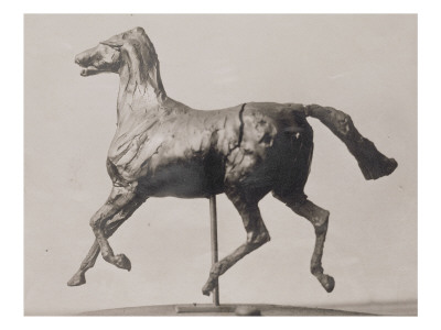 Photo D'une Sculpture En Cire De Degas:Cheval Au Trot,Les Pieds Ne Touchant Pas Le Sol (Rf2115) by Ambroise Vollard Pricing Limited Edition Print image