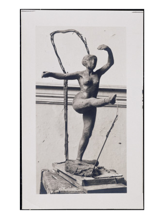 Photo D'une Sculpture De Degas En Cire:Danseuse,Position De 4Ème Devant Sur La Jambe Gauche,3Ème by Ambroise Vollard Pricing Limited Edition Print image