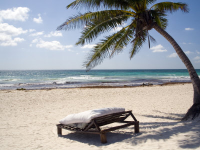 Place Of Relaxation, Tulum Ruins, Quintana Roo, Mexico by Julie Eggers Pricing Limited Edition Print image