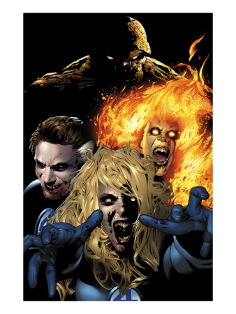 Ultimate Fantastic Four #22 Group: Mr. Fantastic by Greg Land Pricing Limited Edition Print image