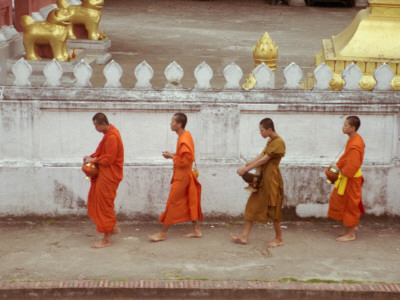 One Brown Robe, Laos by Eloise Patrick Pricing Limited Edition Print image